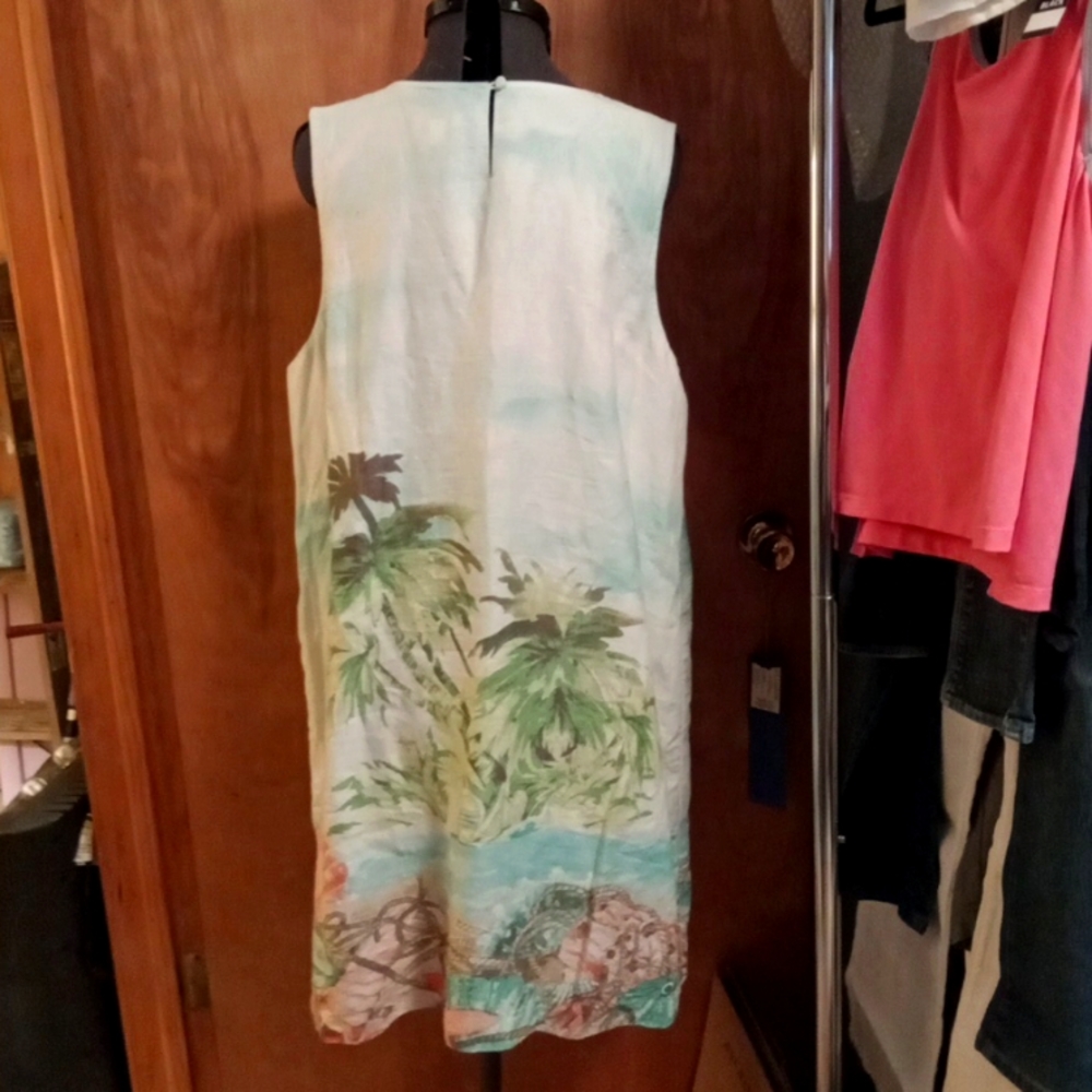 J.Jill Linen Summer Dress size XL - Picture 4 of 7